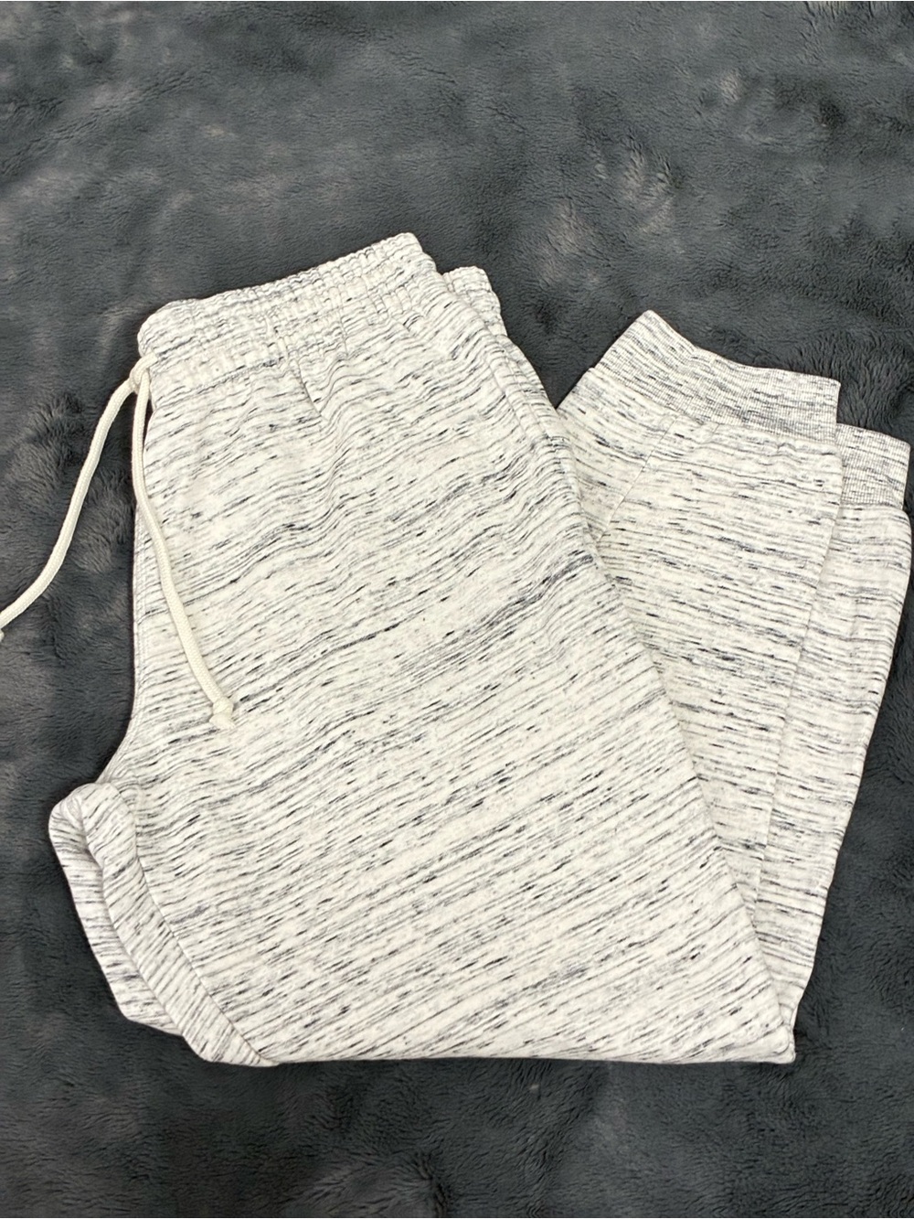 George Heather Gray Drawstring Jogger Pants
